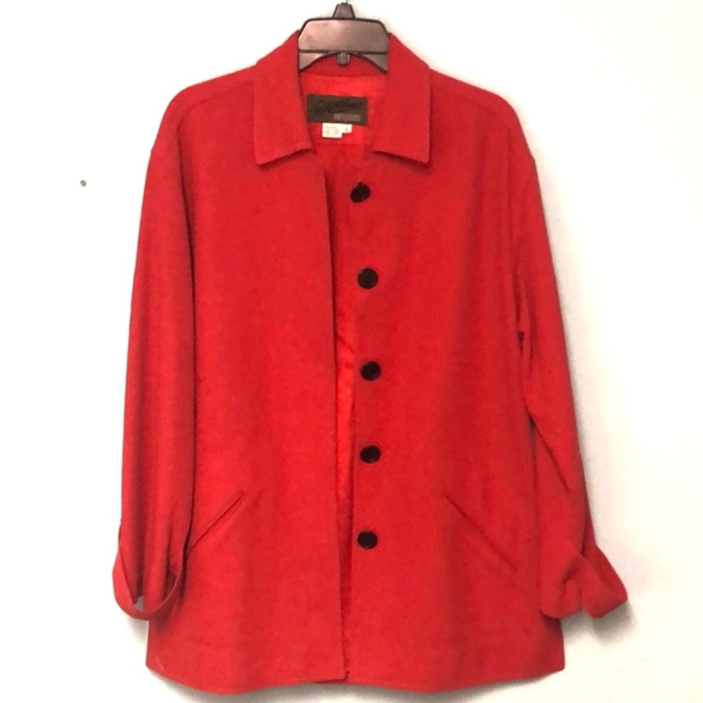 Rickie Freeman Women's Orange Jacket Size 8